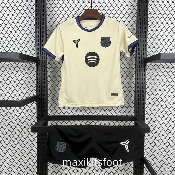 Maillot de foot Barcelone Enfant 2025 2026 exterieur