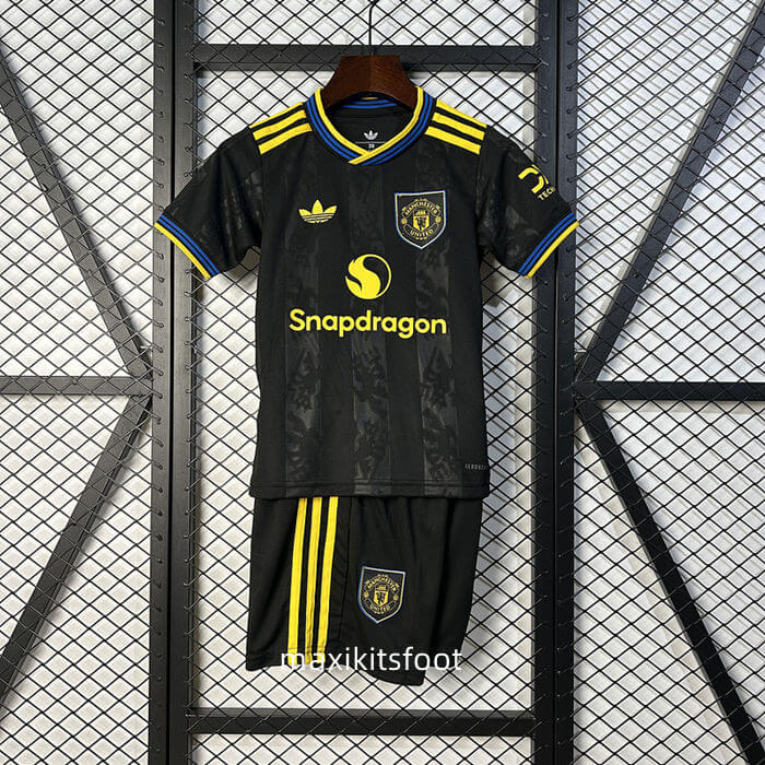 Maillot de foot Manchester United Enfant 2025 2026 Third Noir