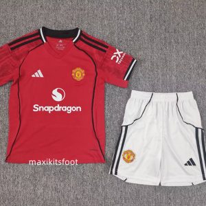 Maillot de foot Manchester United Enfant 2025 2026 domicile