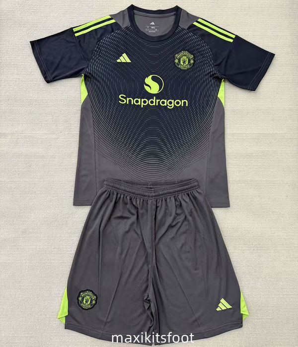 Maillot de foot Manchester United Enfant 2025 2026 noir