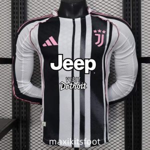 Maillot de foot Match Juventus 2025 2026 domicile manches longues