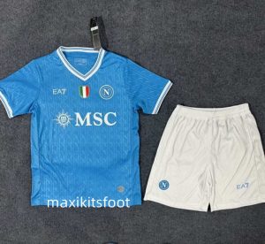 Maillot de foot Naples Enfant 2025 2026 domicile bleu