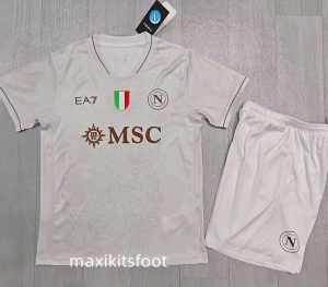 Maillot de foot Naples Enfant 2025 2026 exterieur