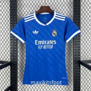 Maillot de foot Real Madrid Femme 2025 2026 THIRD bleu