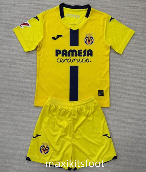 Maillot de foot Villarreal Enfant 2025 2026 domicile Jaune