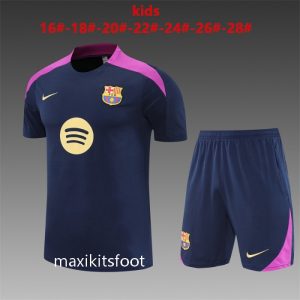 Ensemble Barcelone Enfant 2025 2026 Bleu royal